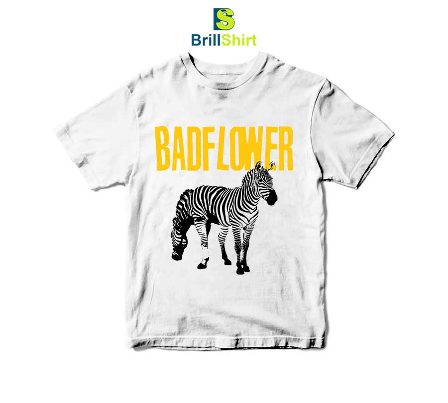 Badflower Zebra T-Shirt Badflower Zebra T-Shirt