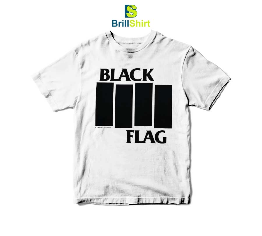 Black Flag Bars Logo T-Shirt Black Flag Bars Logo T-Shirt
