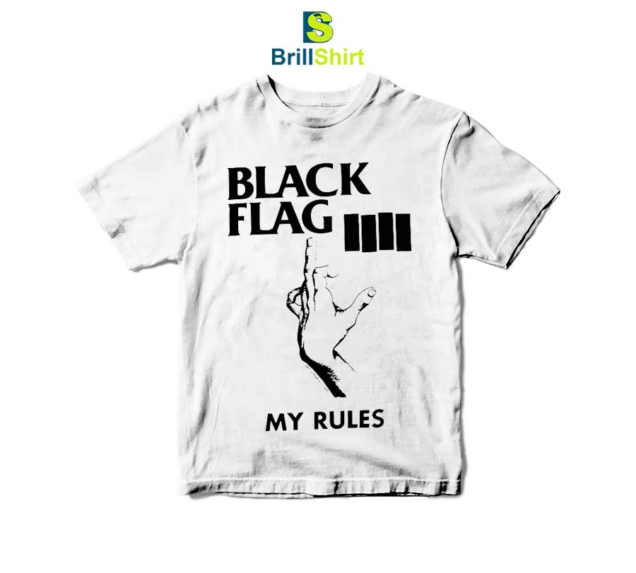 Black Flag My Rules T-Shirt Black Flag My Rules T-Shirt