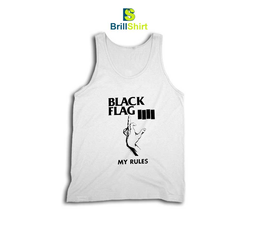 Black Flag My Rules Tank Top Black Flag My Rules Tank Top