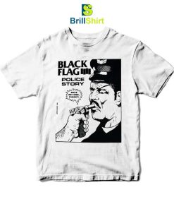 Black Flag Police Story T-Shirt