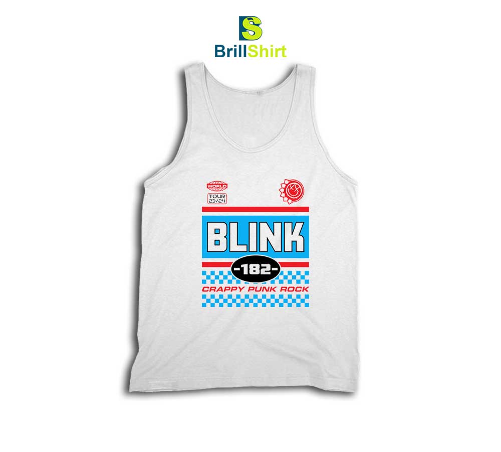 Blink-182 Crappy Punk Rock Tour Tank Top Blink-182 Crappy Punk Rock Tour Tank Top