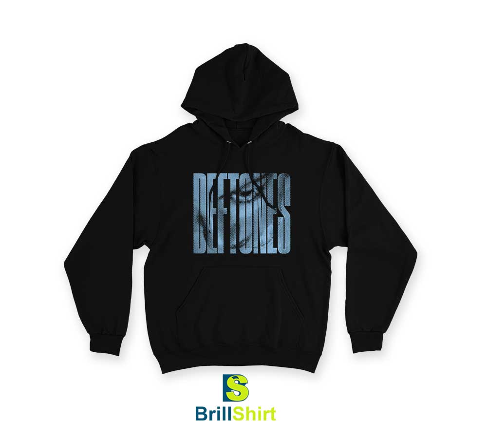 Deftones Around The Fur Halftone Hoodie Deftones Around The Fur Halftone Hoodie