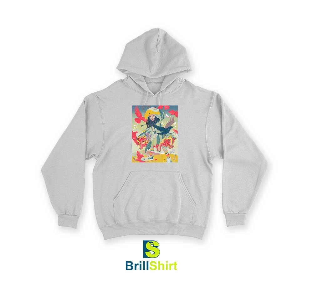 James Jean Adventurous Girl Hoodie James Jean Adventurous Girl Hoodie