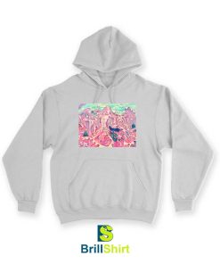 James Jean Pink Wavy Girl Hoodie