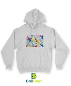 Keith Haring Dancing Colorful Hoodie