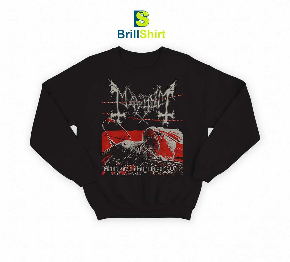 Mayhem Grand Declaration of War Sweatshirt Mayhem Grand Declaration of War Sweatshirt