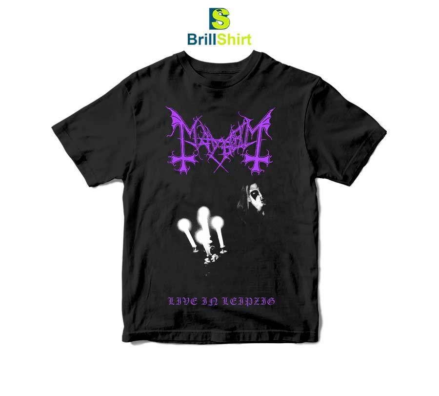 Mayhem Live In Leipzig T-Shirt Mayhem Live In Leipzig T-Shirt
