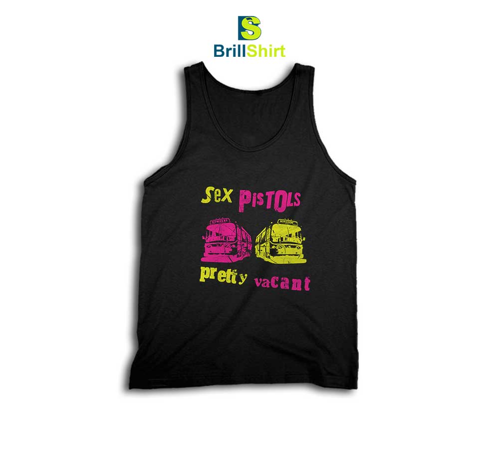 Sex Pistols Pretty Vacant Don't Care Tank Top Sex Pistols Pretty Vacant Don't Care Tank Top