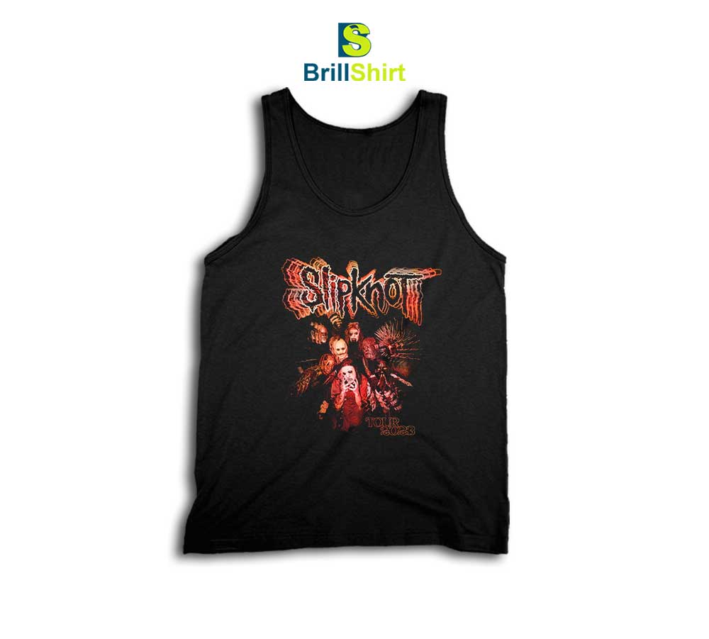 Slipknot Repeat Glitch Tour 2023 Tank Top Slipknot Repeat Glitch Tour 2023 Tank Top