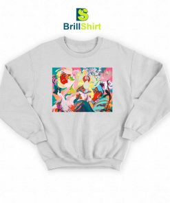 James Jean Girl With Peacock Sweatshirt