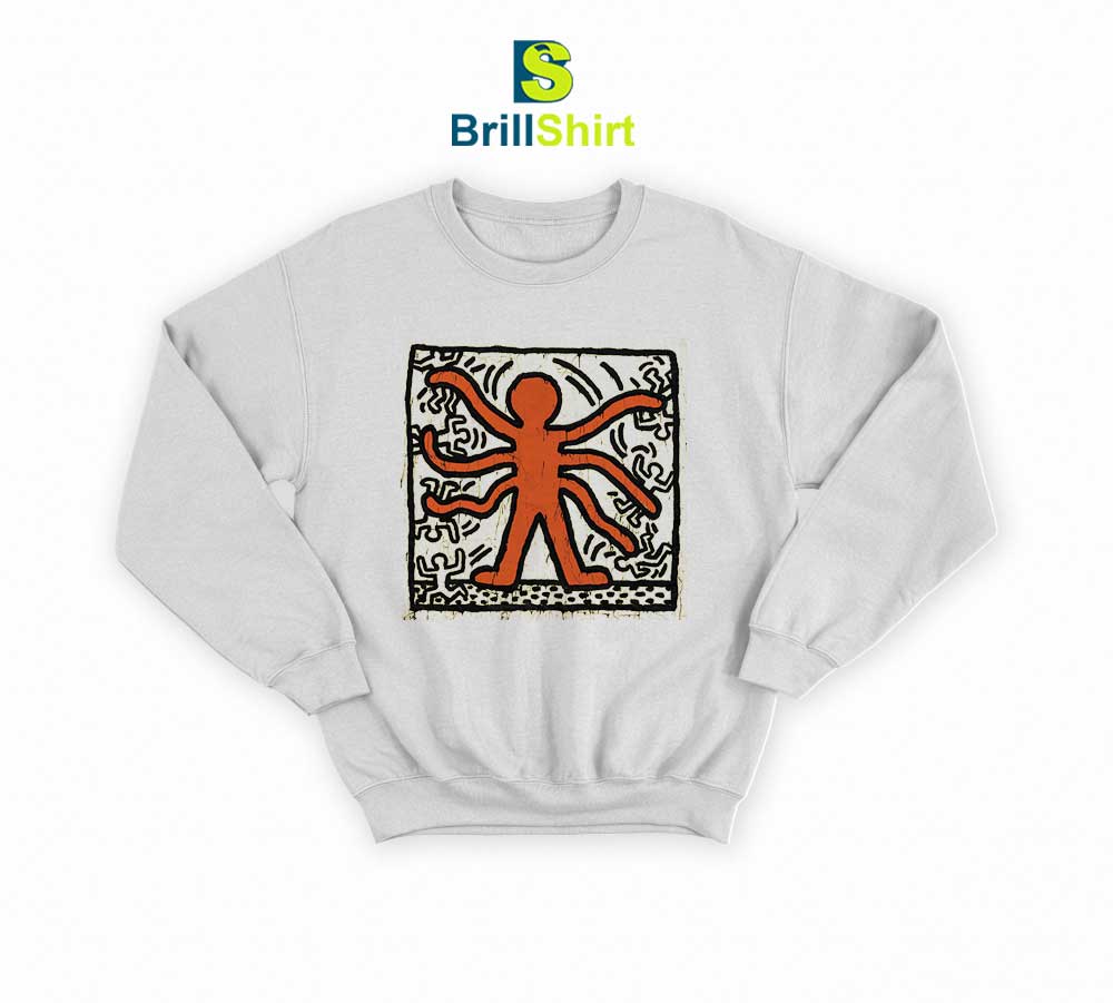 Keith Haring Pierre Alechinsky Sweatshirt Keith Haring Pierre Alechinsky Sweatshirt