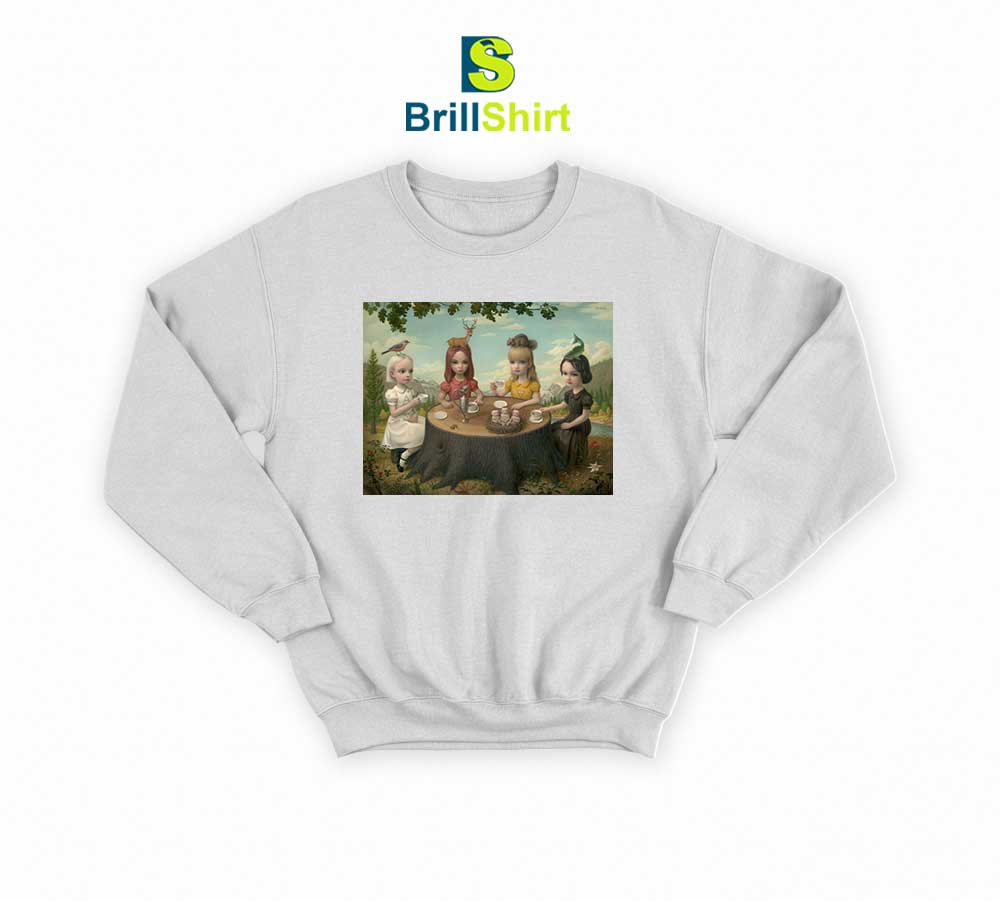 Mark Ryden Young Girl Tea Party Sweatshirt Mark Ryden Young Girl Tea Party Sweatshirt