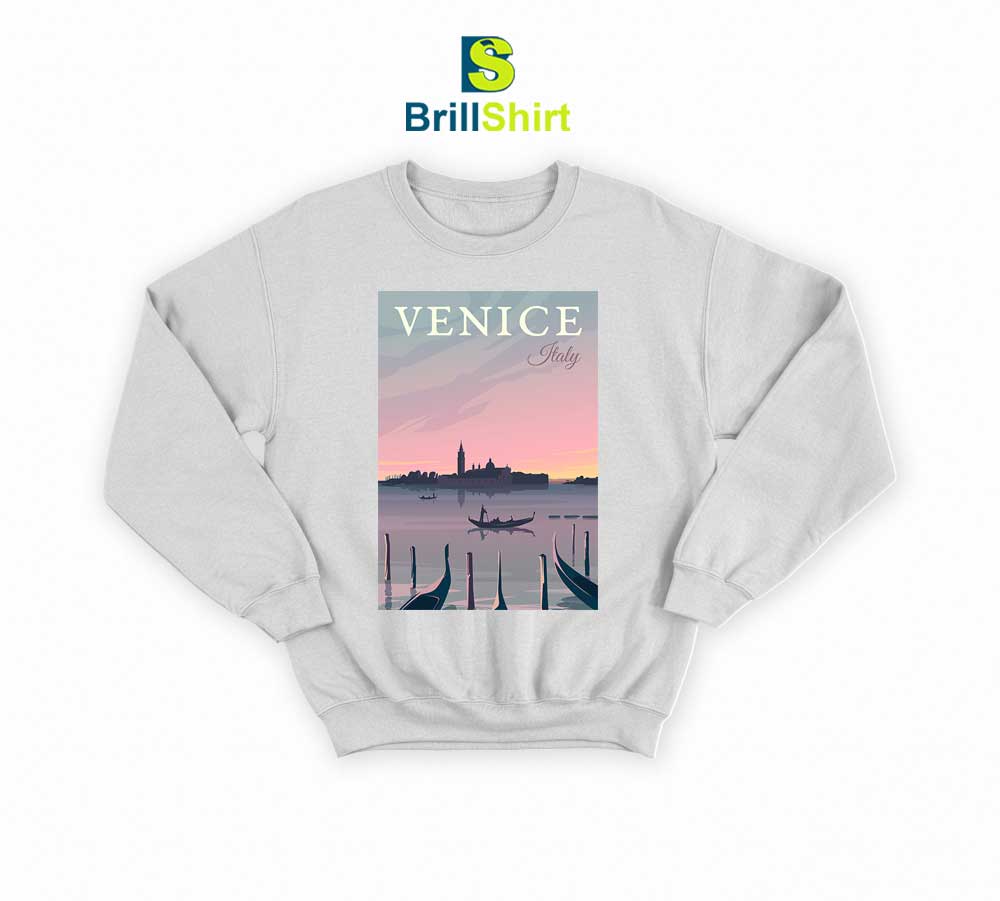Travel Dusk Venice Italy Sweatshirt Travel Dusk Venice Italy Sweatshirt