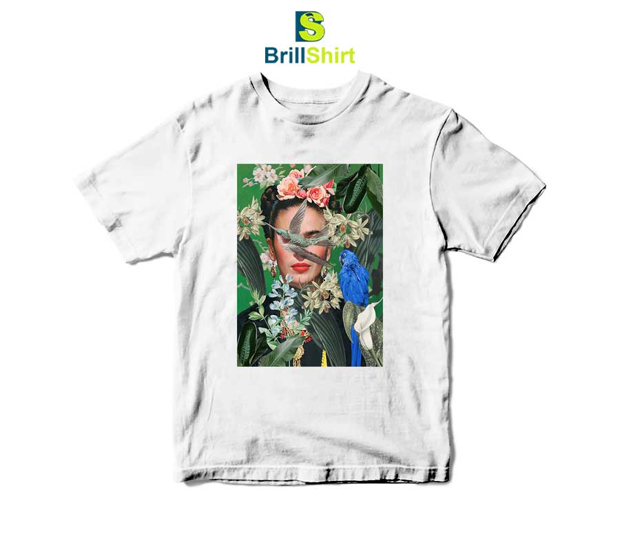 Frida Kahlo Blue Bird T-Shirt Frida Kahlo Blue Bird T-Shirt
