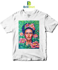 Frida Kahlo Floral Potrait T-Shirt