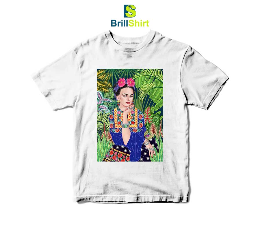 Frida Kahlo Jungle Tropical T-Shirt Frida Kahlo Jungle Tropical T-Shirt
