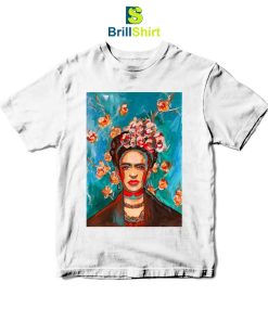 Frida Kahlo Potrait On Model T-Shirt