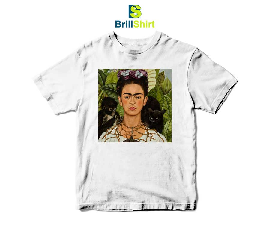 Frida Kahlo Thorn Necklace T-Shirt Frida Kahlo Thorn Necklace T-Shirt
