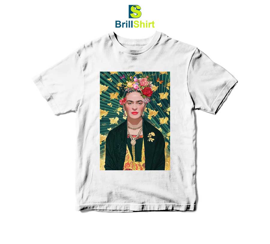 Frida Kahlo Yellow Leaf T-Shirt Frida Kahlo Yellow Leaf T-Shirt