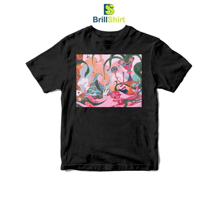 James Jean Green Girl T-Shirt James Jean Green Girl T-Shirt
