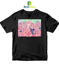 James Jean Pink Wavy Girl T-Shirt