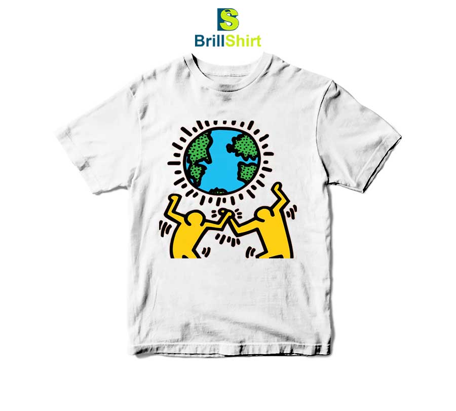 Keith Haring Earth Man T-Shirt Keith Haring Earth Man T-Shirt