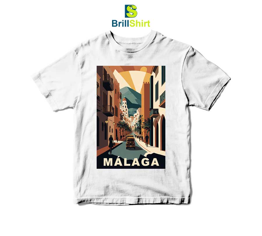 Travel Malaga Spain T-Shirt Travel Malaga Spain T-Shirt