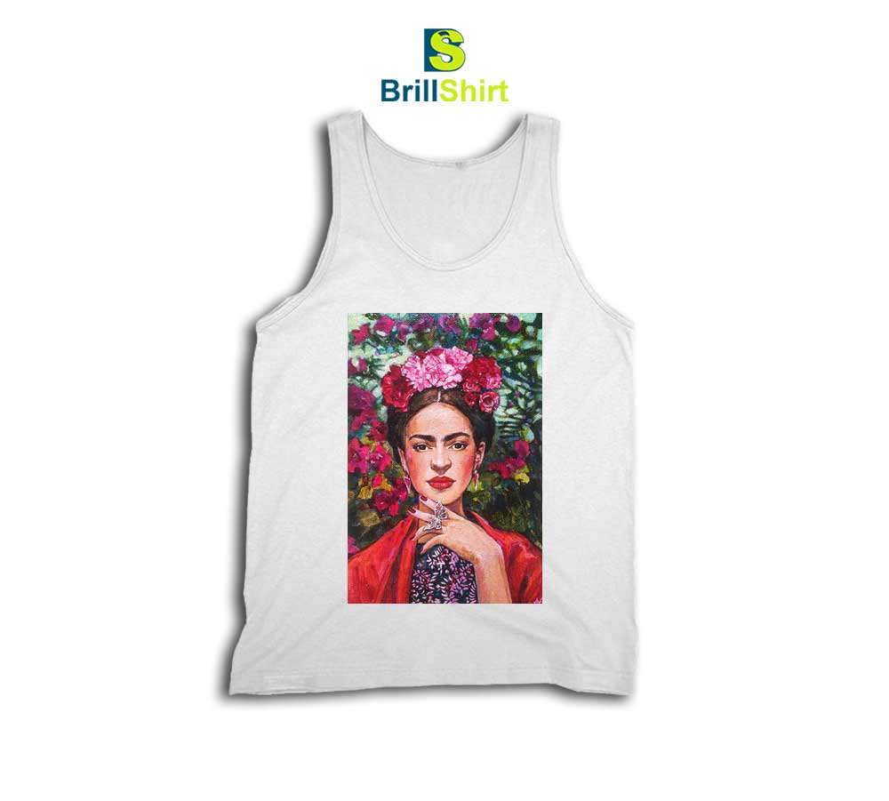 Frida Kahlo Pinky Girl Tank Top Frida Kahlo Pinky Girl Tank Top