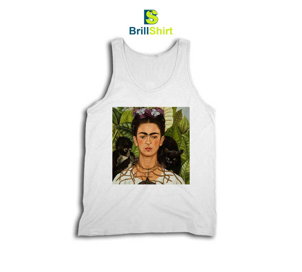 Frida Kahlo Thorn Necklace Tank Top Frida Kahlo Thorn Necklace Tank Top