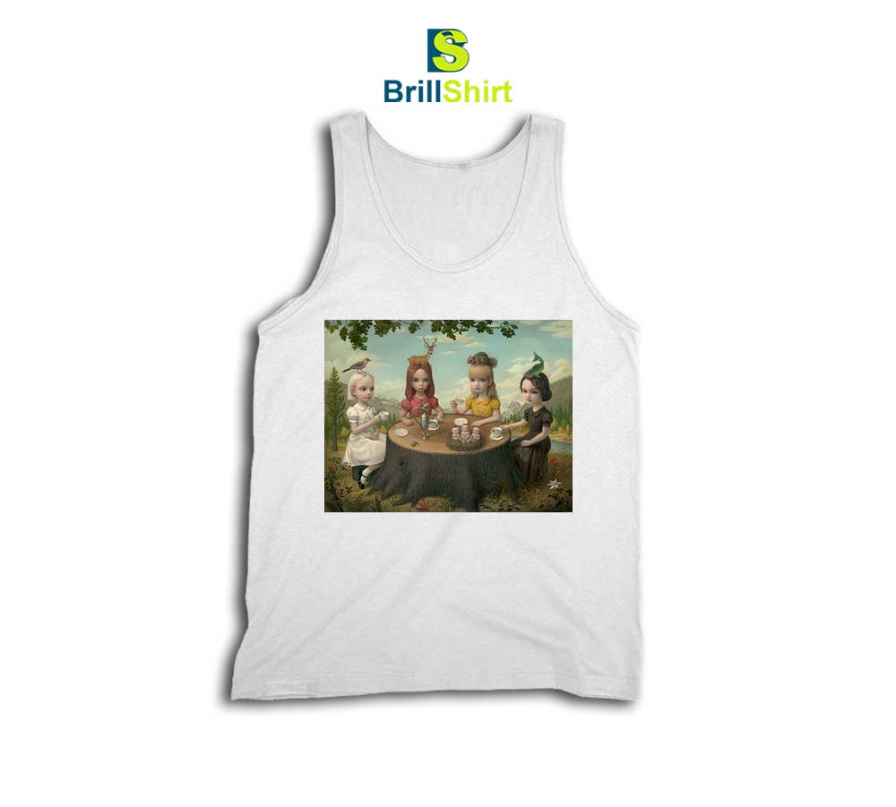 Mark Ryden Young Girl Tea Party Tank Top Mark Ryden Young Girl Tea Party Tank Top