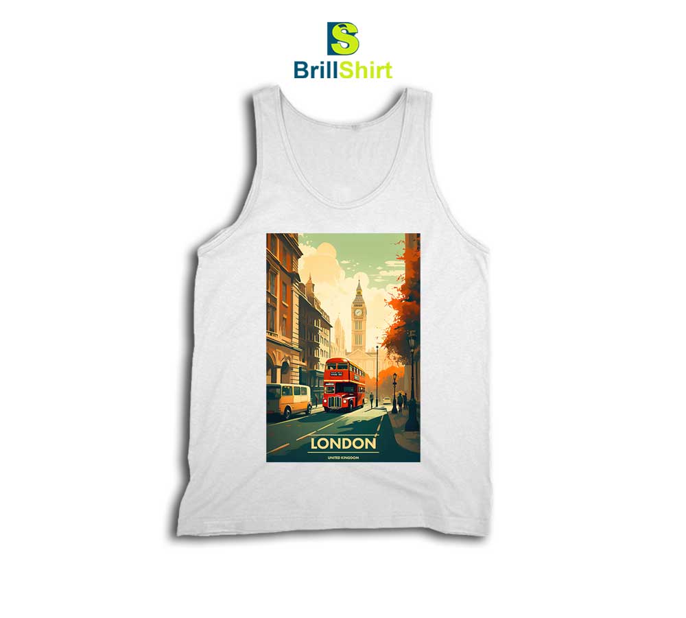 Travel London United Kingdom Tank Top Travel London United Kingdom Tank Top