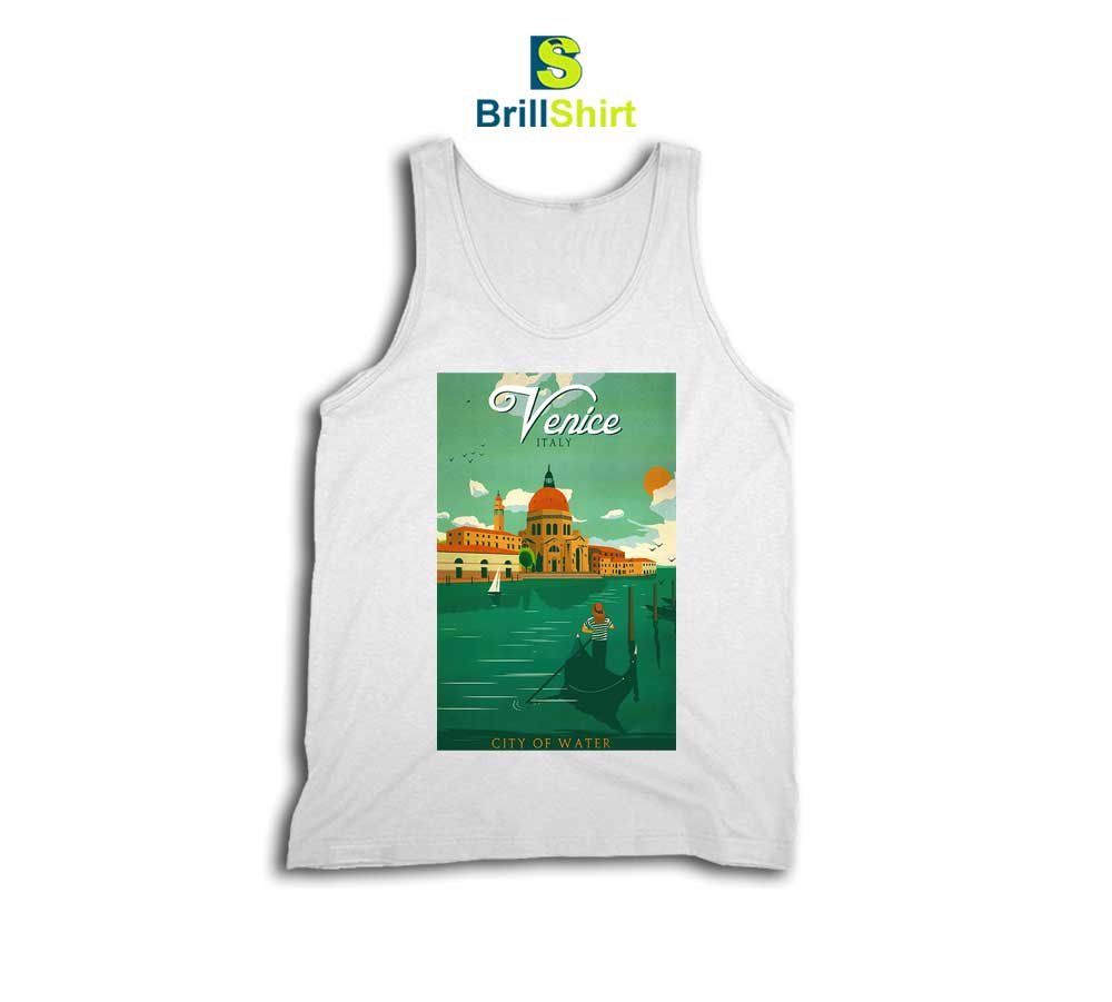 Travel Venice Italy City Of Water Tank Top Travel Venice Italy City Of Water Tank Top