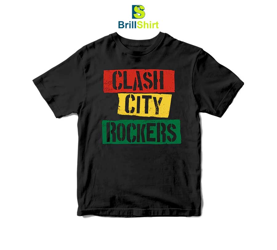 The Clash Clash City Rockers T-Shirt The Clash Clash City Rockers T-Shirt