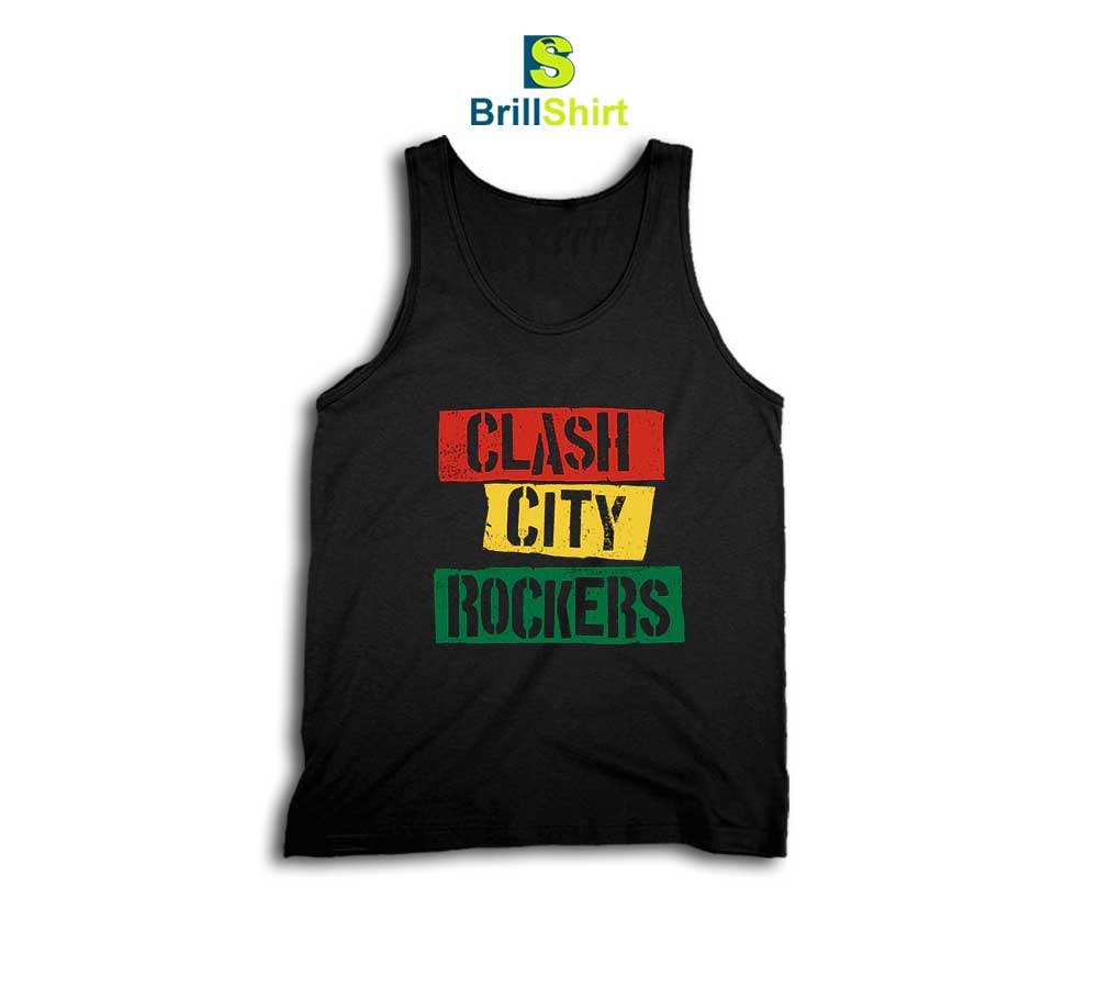 The Clash Clash City Rockers Tank Top The Clash Clash City Rockers Tank Top