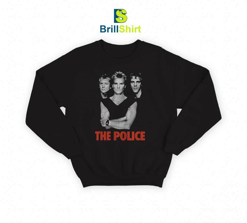 The Police Crossed Sweatshirt The Police Crossed Sweatshirt