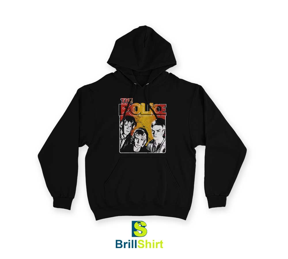 The Police Ombre Trio Hoodie The Police Ombre Trio Hoodie