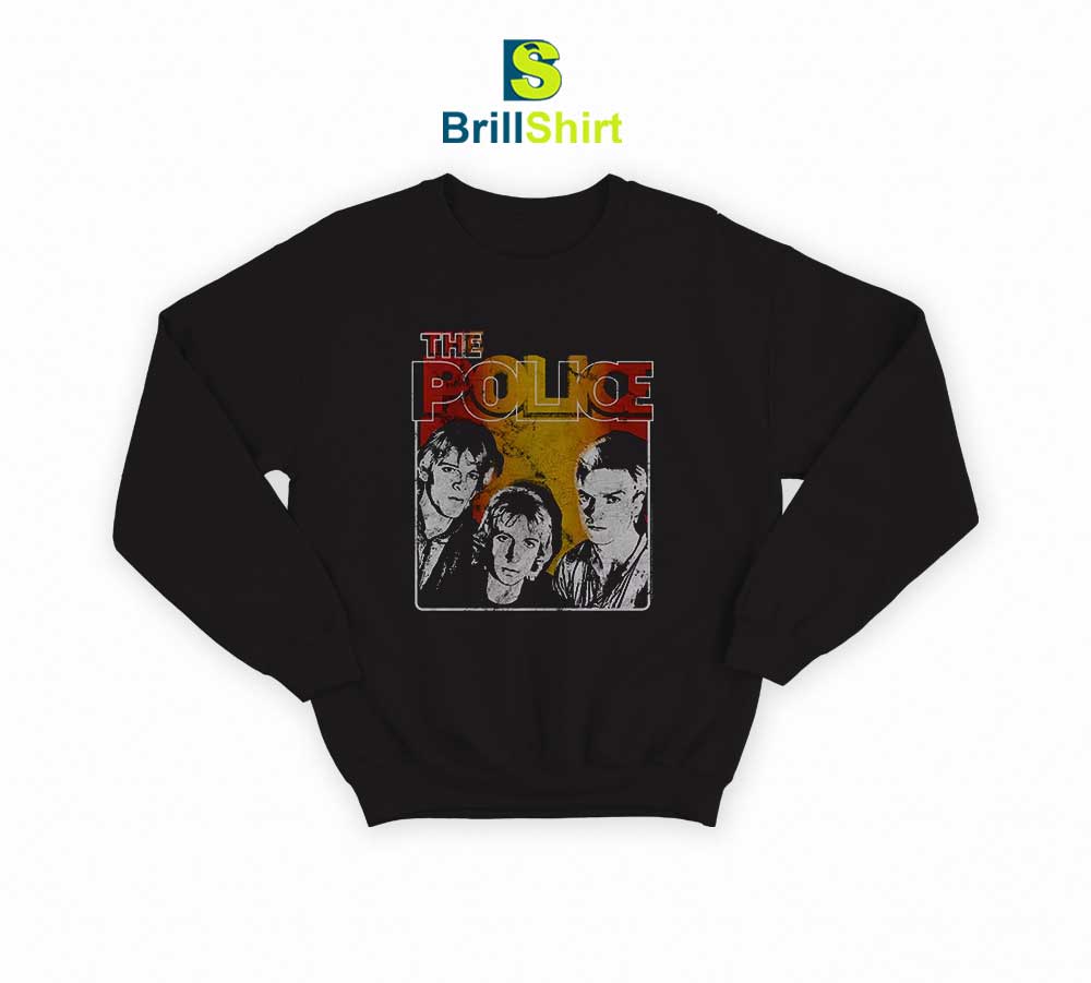 The Police Ombre Trio Sweatshirt The Police Ombre Trio Sweatshirt
