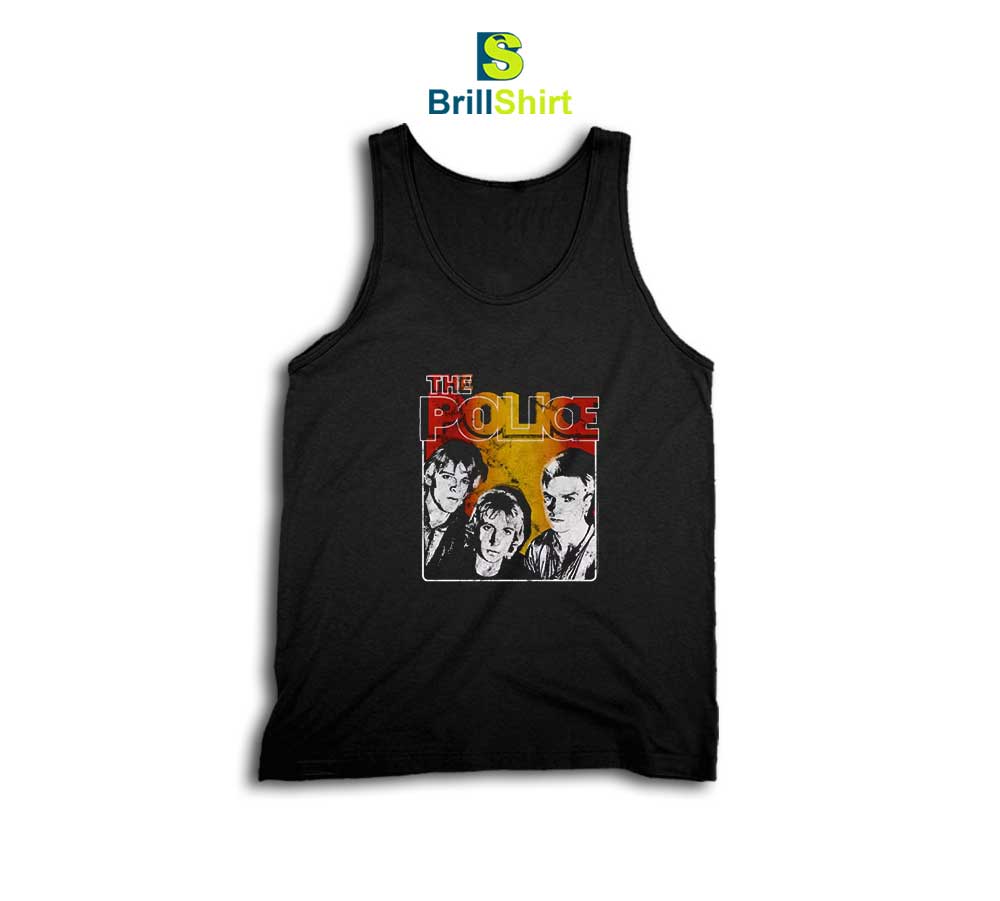 The Police Ombre Trio Tank Top The Police Ombre Trio Tank Top