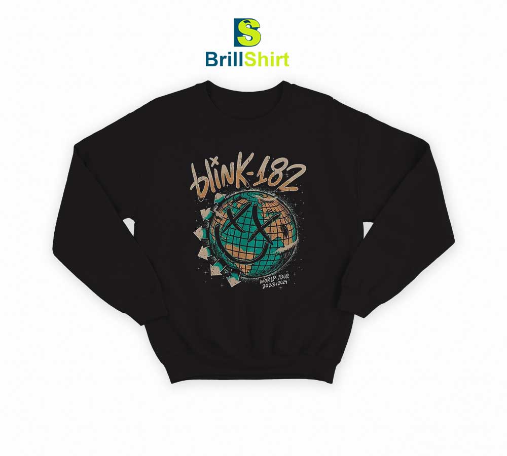 Blink-182 World Tour American Sweatshirt Blink-182 World Tour American Sweatshirt