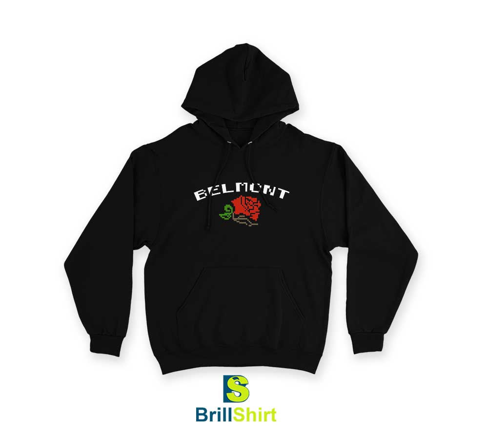 Belmont Rose Black Hoodie Belmont Rose Black Hoodie