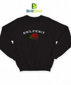 Belmont Rose Black Sweatshirt