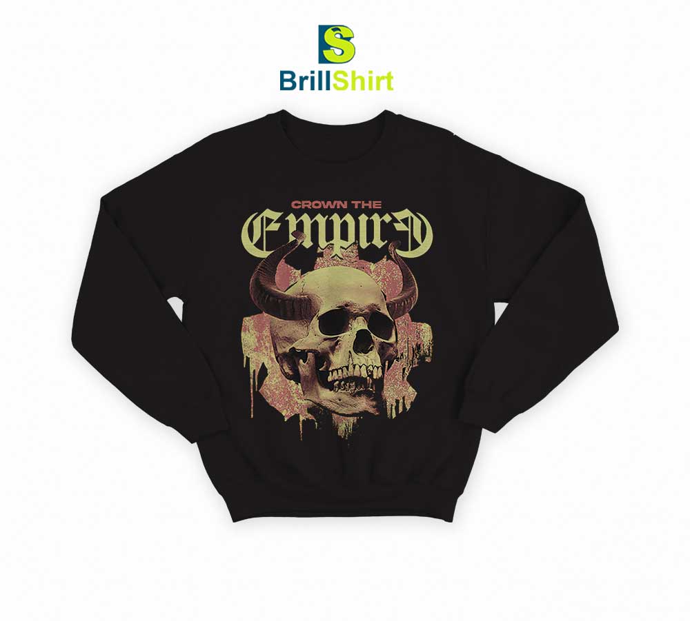 Crownthe Empire Skull Horns Sweatshirt Crownthe Empire Skull Horns Sweatshirt