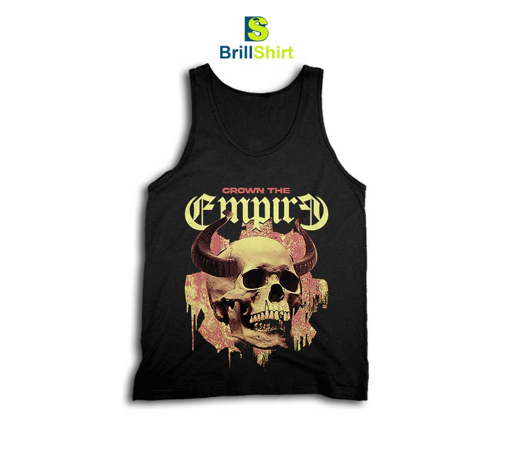Crownthe Empire Skull Horns Tank Top Crownthe Empire Skull Horns Tank Top