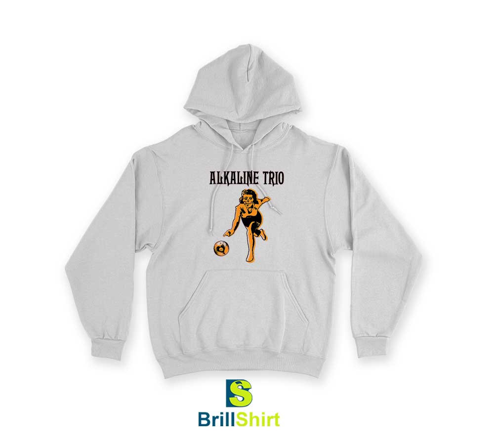 Alkaline Trio Bowling Tee Hoodie Alkaline Trio Bowling Tee Hoodie