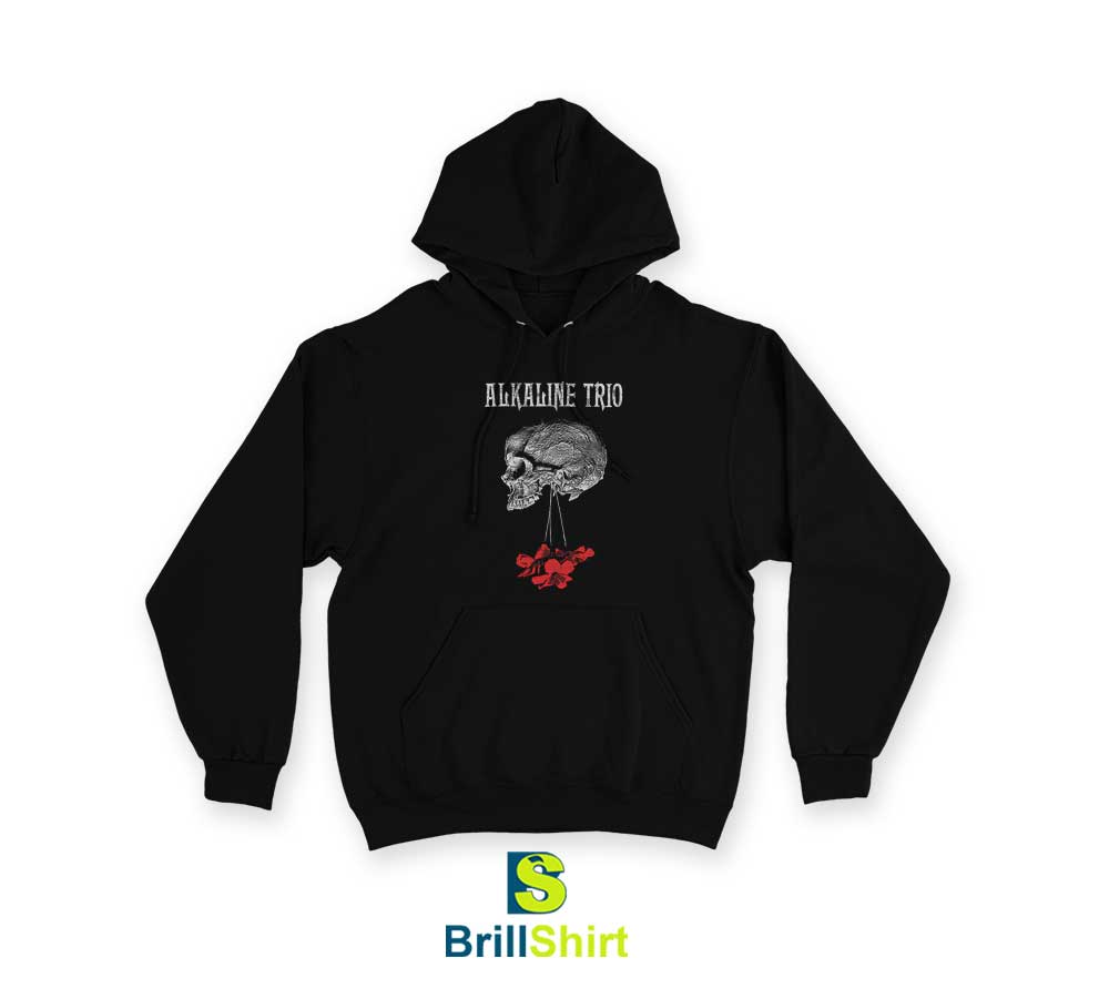Alkaline Trio Flowers Down Tee Hoodie Alkaline Trio Flowers Down Tee Hoodie