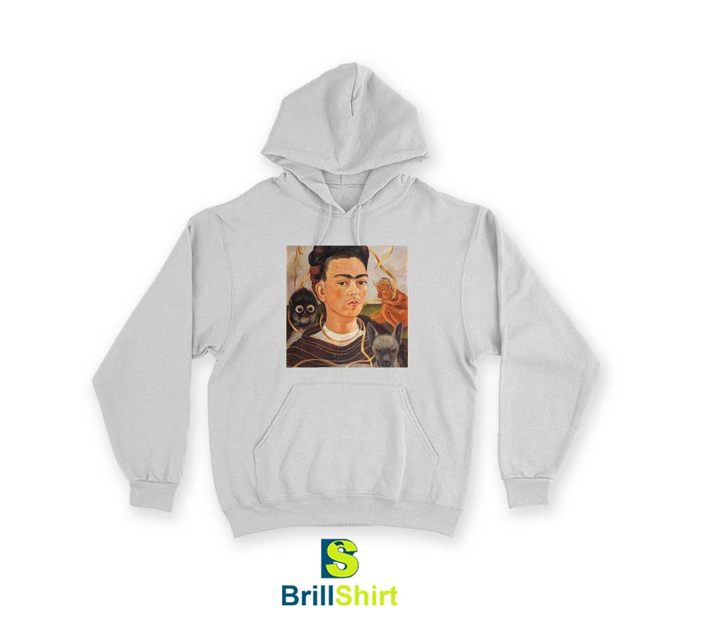 Frida Kahlo Animal Lover Boy Hoodie Frida Kahlo Animal Lover Boy Hoodie