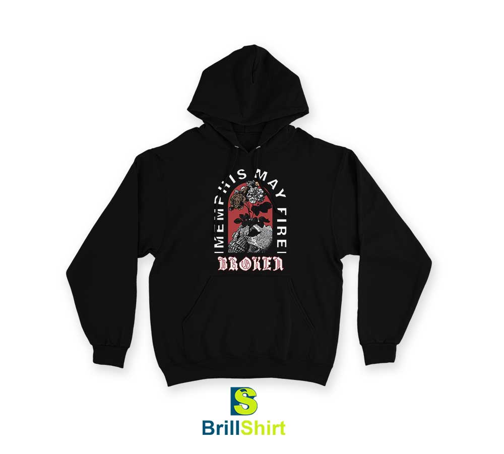Memphis May Fire Broken Skull Hoodie Memphis May Fire Broken Skull Hoodie