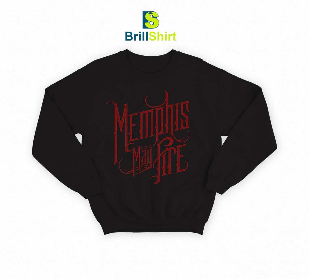 Memphis May Fire Red Logo Sweatshirt Memphis May Fire Red Logo Sweatshirt