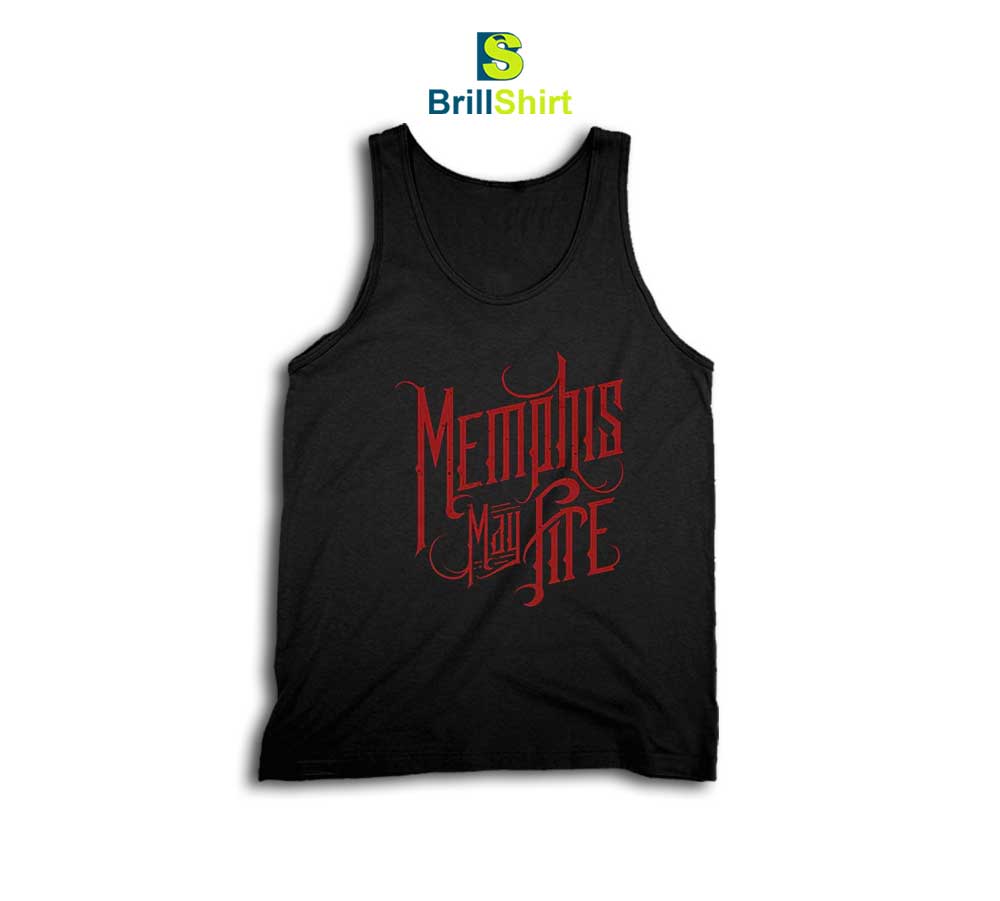 Memphis May Fire Red Logo Tank Top Memphis May Fire Red Logo Tank Top